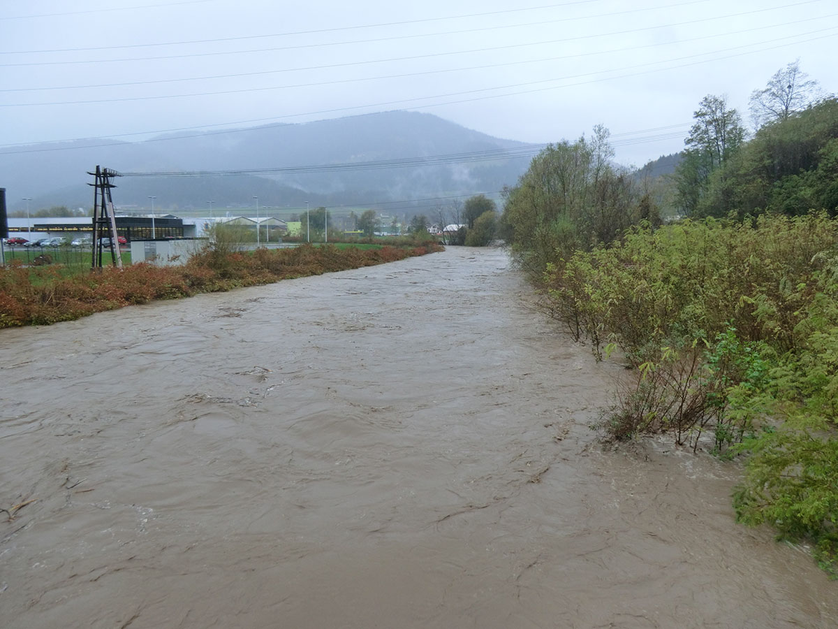 Poplave na območju Otiškega vrha v letu 2012 (Martin Pušnik, VGP Drava Ptuj d.o.o.)