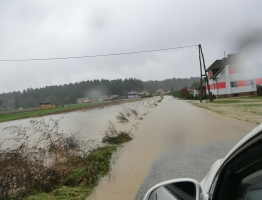 Slika 2: Poplavljanje Homšnice, 2012