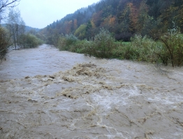 Slika 5: Poplavljanje Mislinje, Pameče, 2012