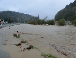 Slika 11: Mislinja, Pameče - poplava 2012